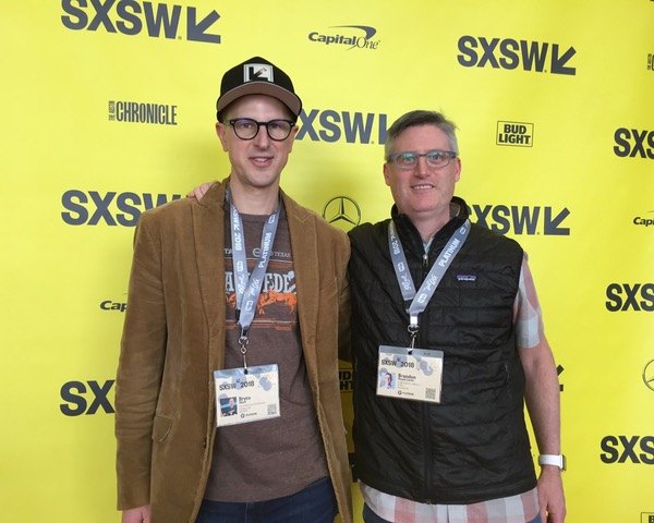 Bryce and Dr. Hayes-Lattin at SXSW 2018