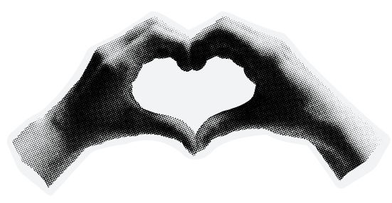 Hand-heart icon