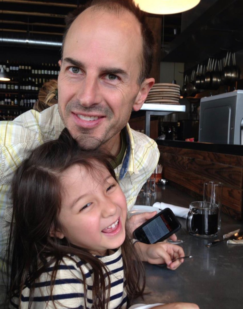 Bryce Olson with his daughter Devona